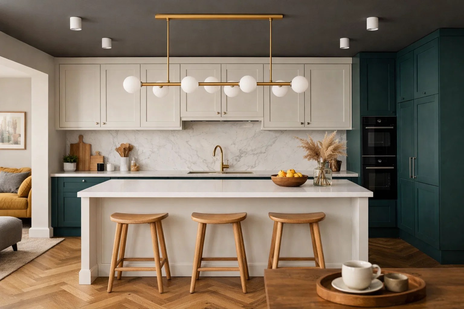 kitchen worktop trend colour