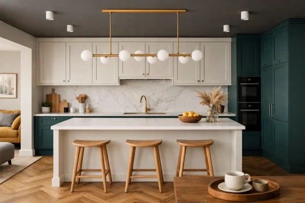 kitchen worktop trend colour